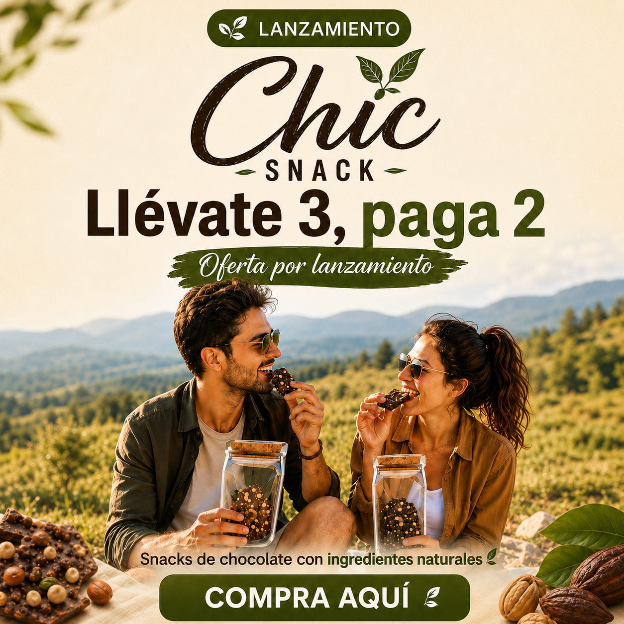 3 PACK Chic Snack